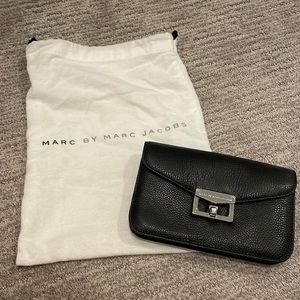 Brand New Black Leather Marc Jacobs Wallet Clutch/Crossbody